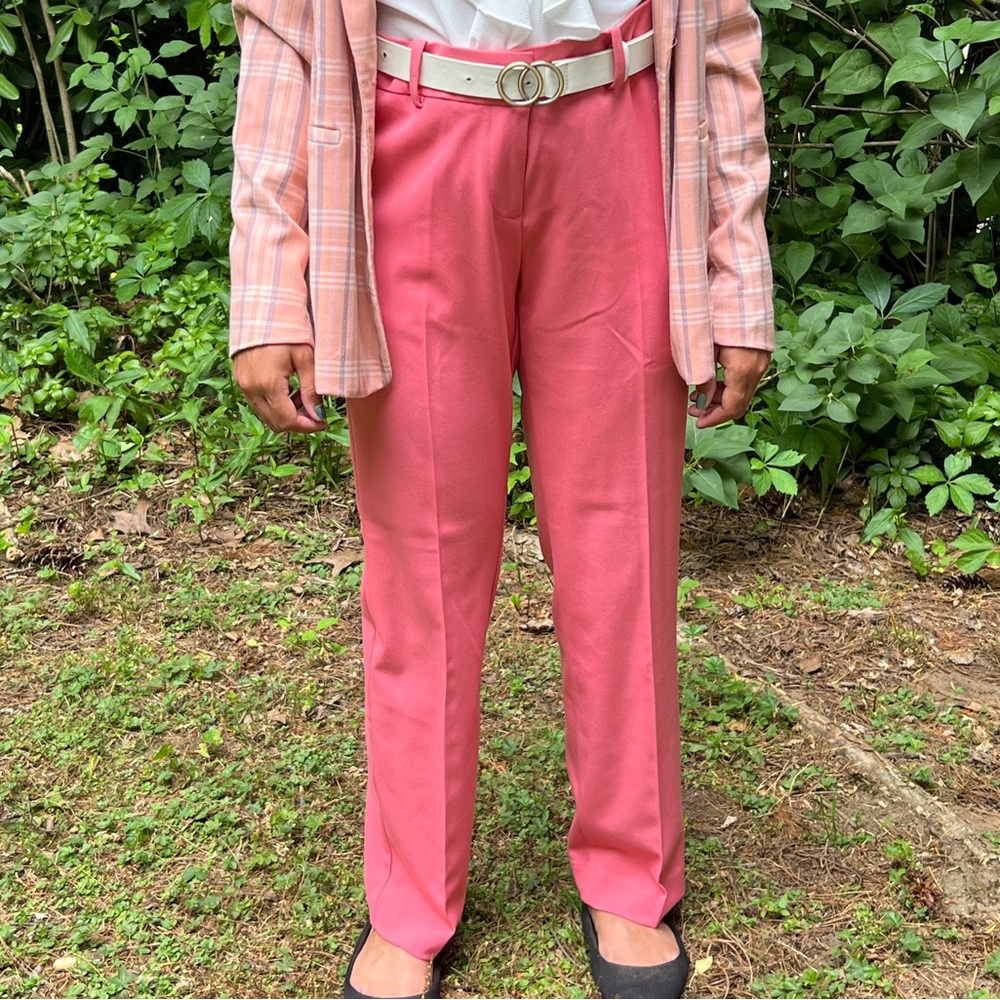 Bright Pink Dress Pants, Size 4P, Ann Taylor, Like New, Barely Used